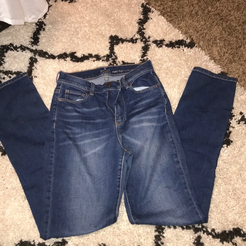 High waist jeans